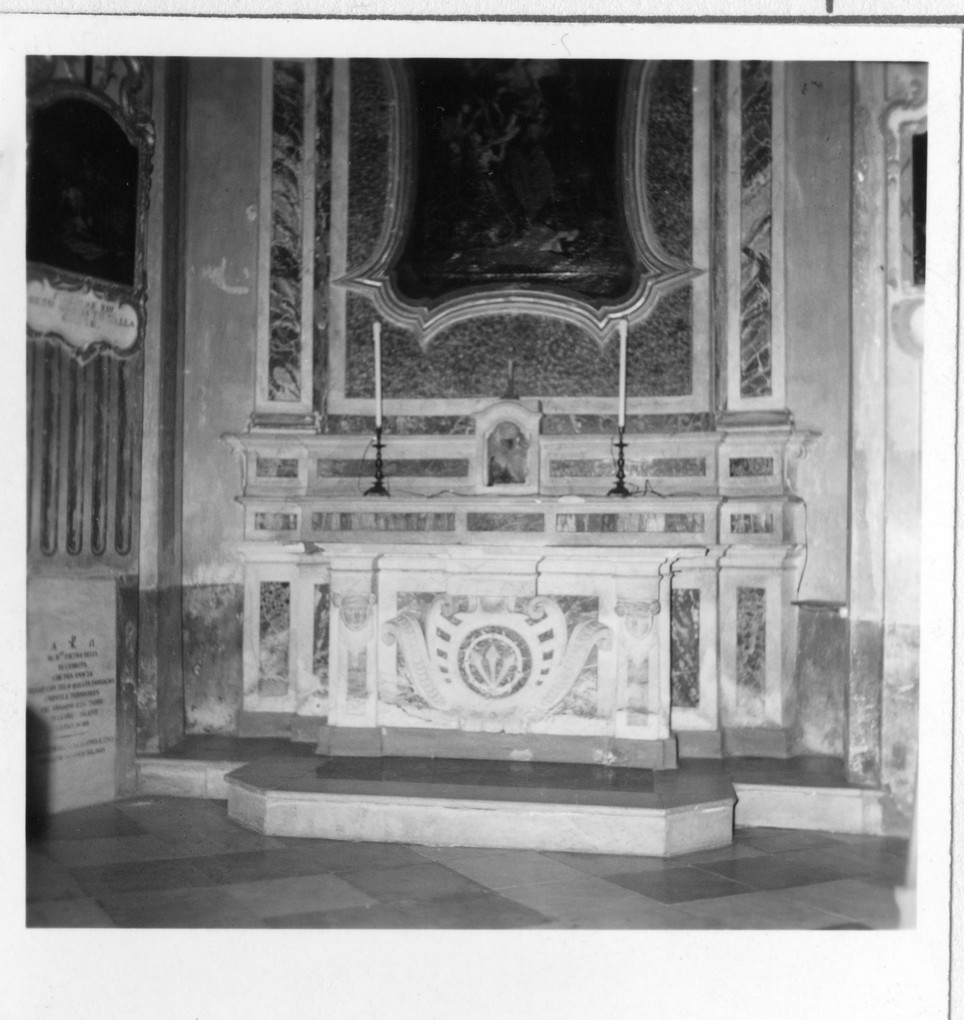 simboli della passione (altare, opera isolata) di Scala Giovanni (sec. XIX)