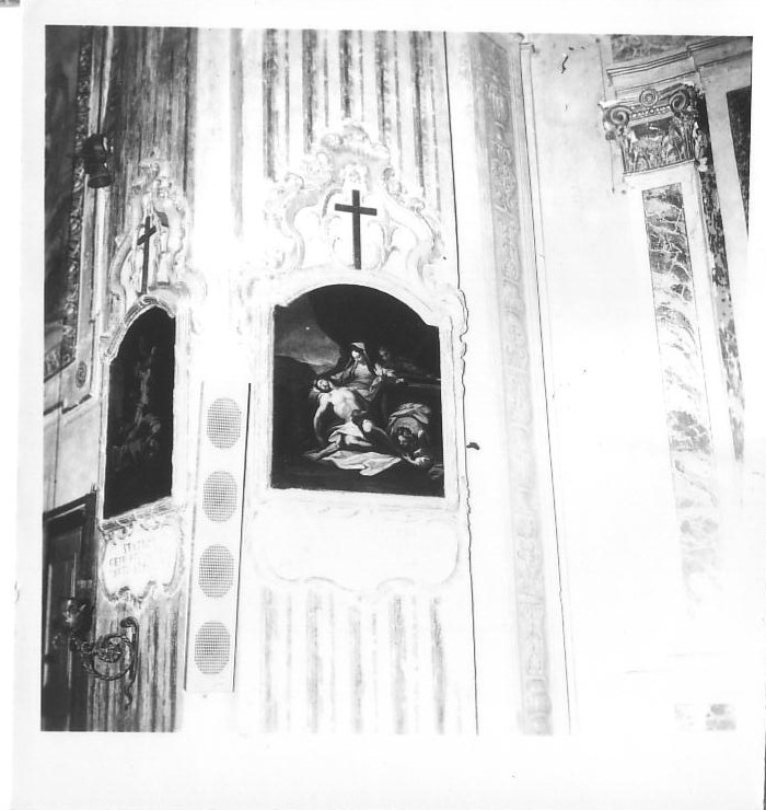 stazione XIII: Gesù deposto dalla croce (Via Crucis, elemento d'insieme) - ambito ligure (seconda metà sec. XVIII)