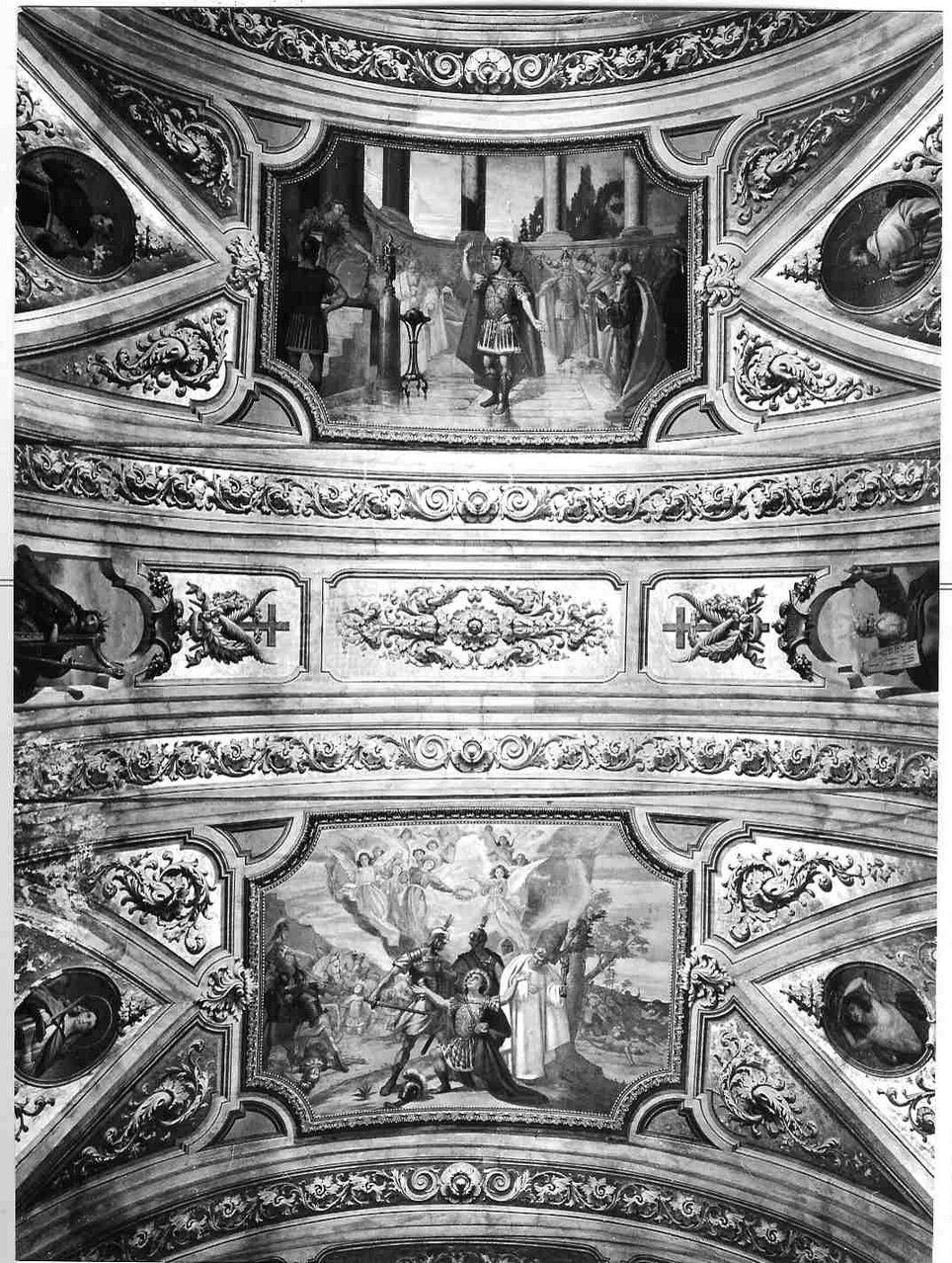 episodi della vita di San Maurizio (dipinto, elemento d'insieme) di Ghigliotti Giovanni Battista (sec. XIX)