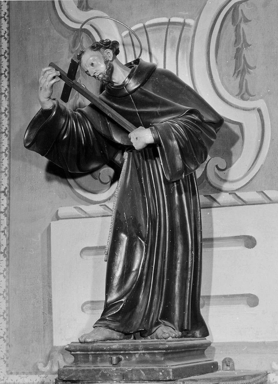 San Francesco (statua, elemento d'insieme) di Maragliano Anton Maria (sec. XVIII)