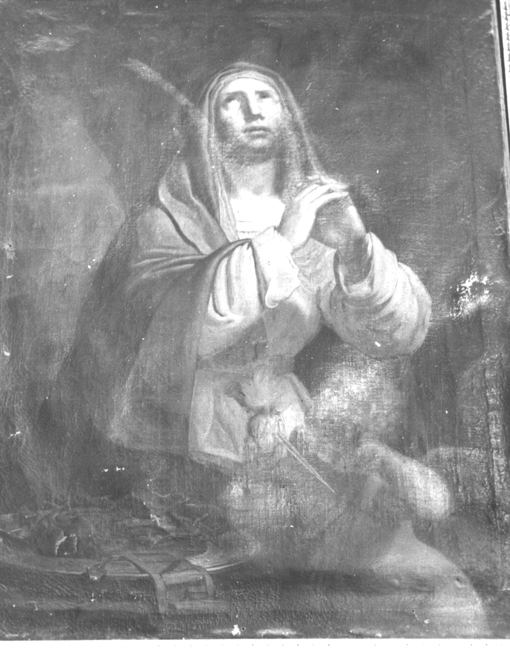 Madonna Addolorata (dipinto, opera isolata) - ambito ligure (secc. XVII/ XVIII)