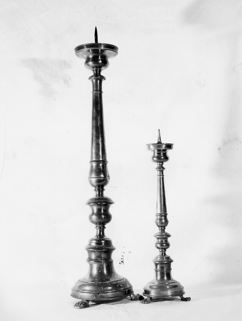 candeliere, serie - bottega genovese (inizio sec. XIX)