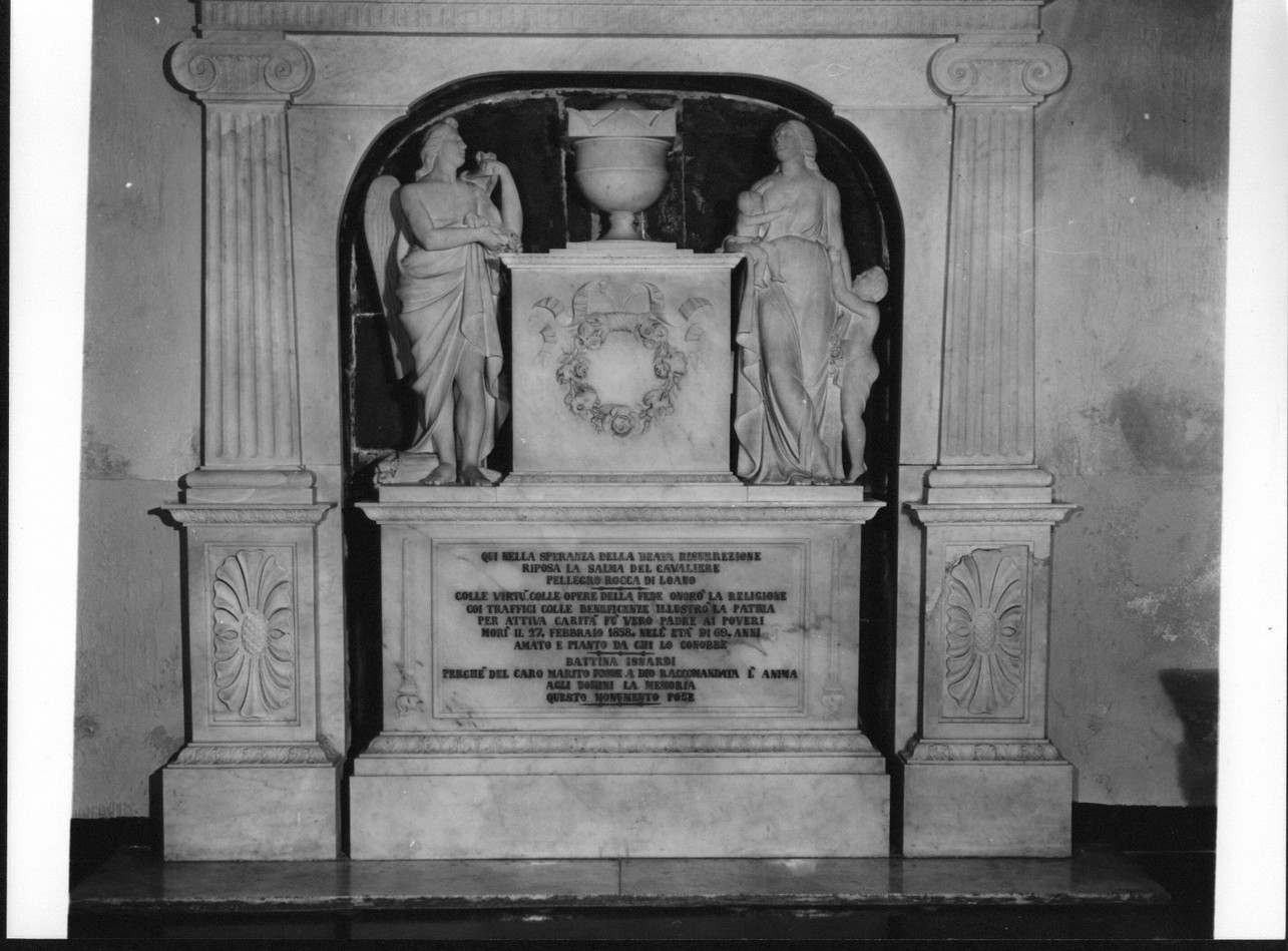 monumento funebre, opera isolata - bottega ligure (sec. XIX)