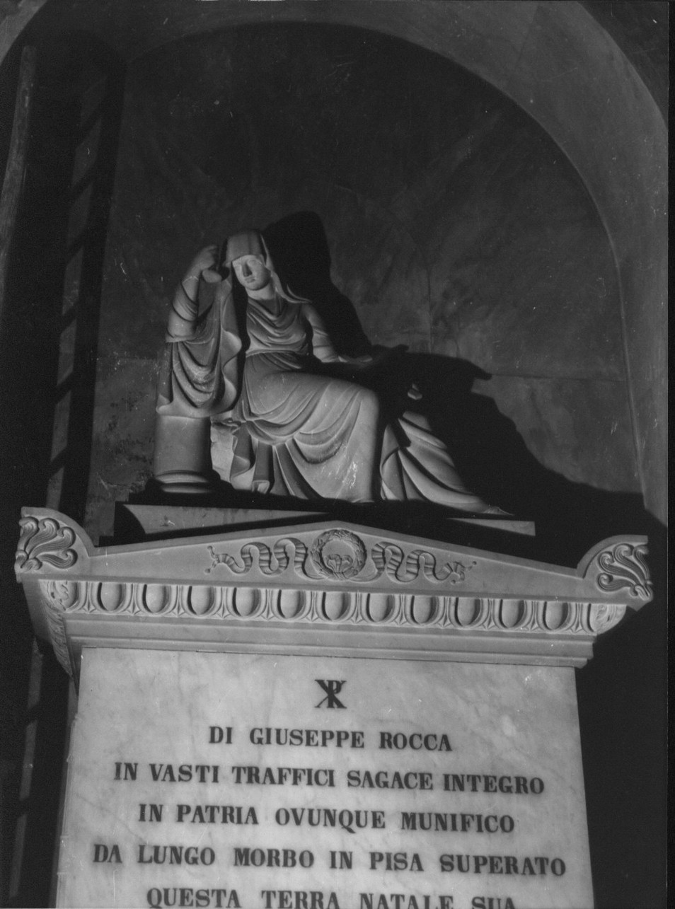monumento funebre, insieme - bottega ligure (sec. XIX)