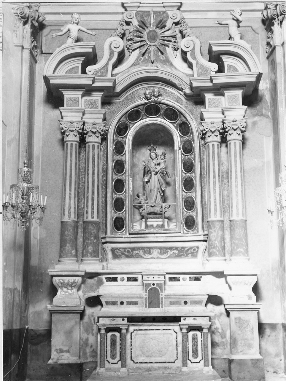 angeli (altare, opera isolata) - bottega ligure (seconda metà sec. XVIII)