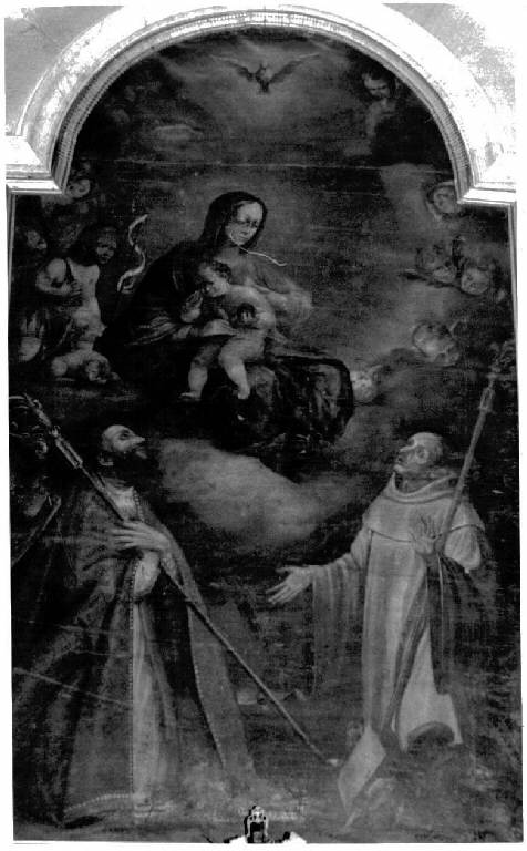 Madonna con Bambino e Santi (dipinto, opera isolata) - ambito ligure (sec. XVII)