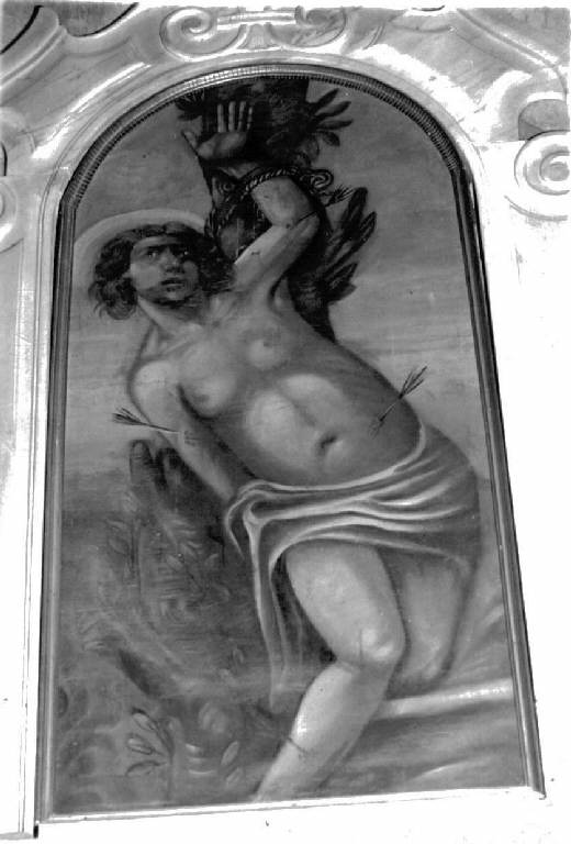 San Sebastiano (dipinto, opera isolata) - ambito italiano (seconda metà sec. XIX)