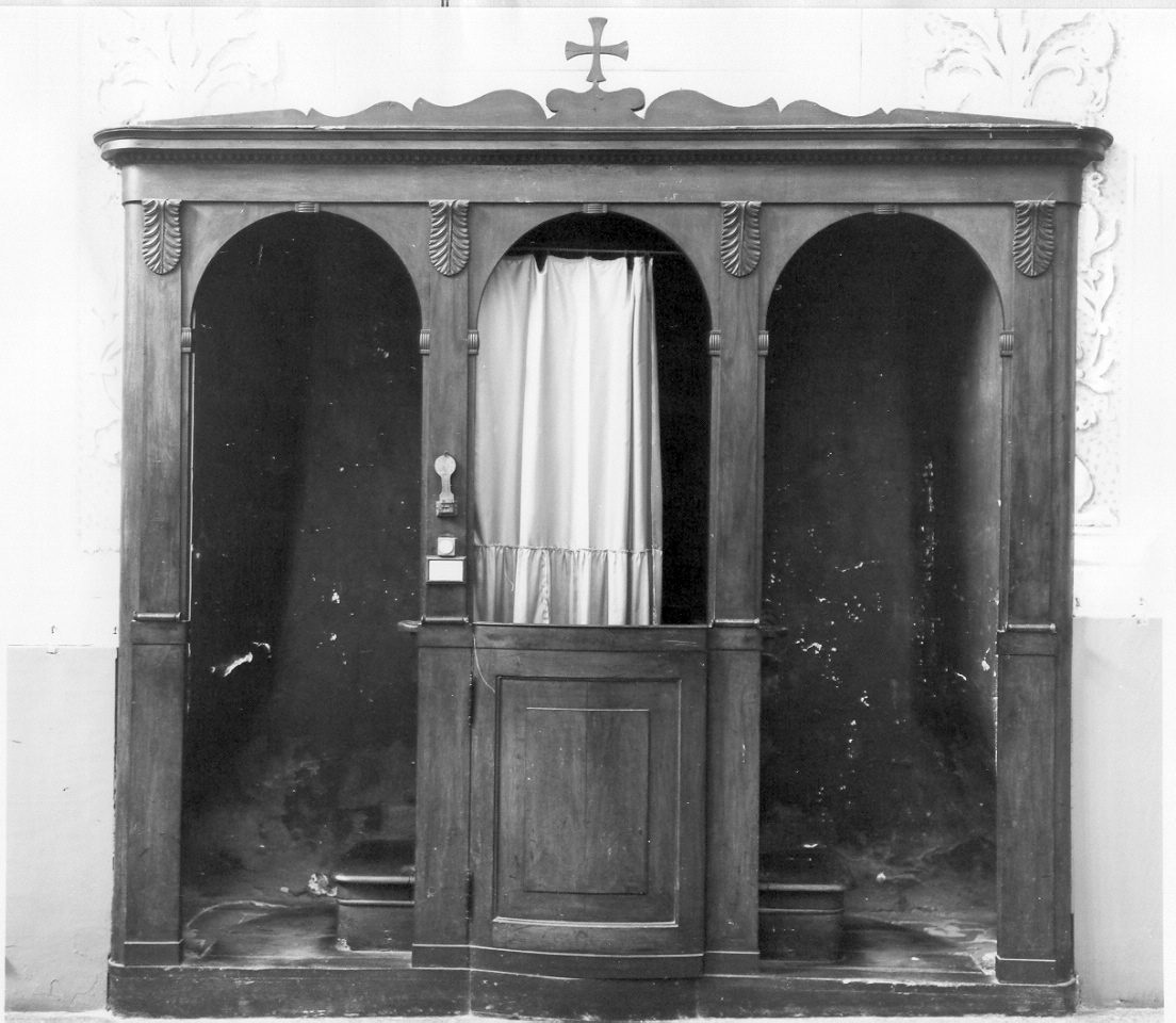 confessionale, serie - bottega ligure (fine sec. XVIII)