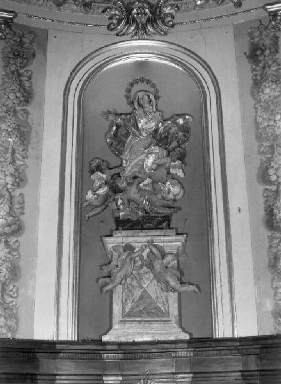 Madonna Assunta (gruppo scultoreo) di Maragliano Anton Maria (inizio sec. XVIII)