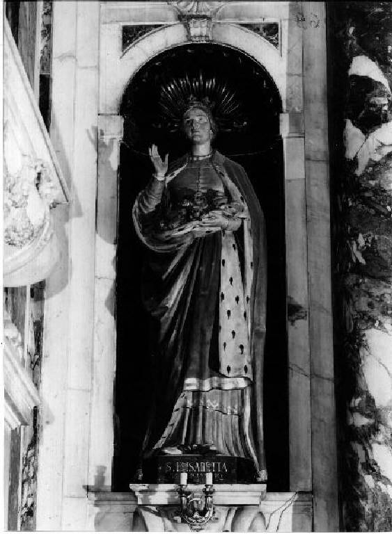 Santa Elisabetta d'Ungheria (statua) - bottega ligure (secc. XIX/ XX)