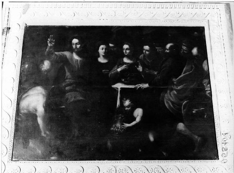 nozze di Cana (dipinto) di Saltarello Luca (attribuito) (prima metà sec. XVII)