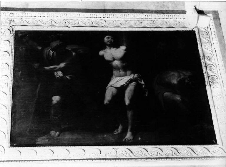 flagellazione di Cristo (dipinto) di Saltarello Luca (attribuito) (prima metà sec. XVII)