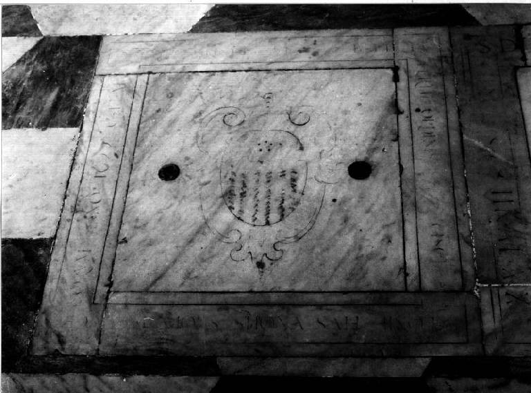 stemma (lapide tombale) - bottega genovese (fine sec. XVII)