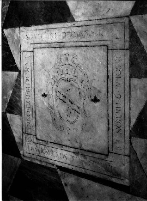 stemma (lapide tombale) - bottega genovese (primo quarto sec. XVII)