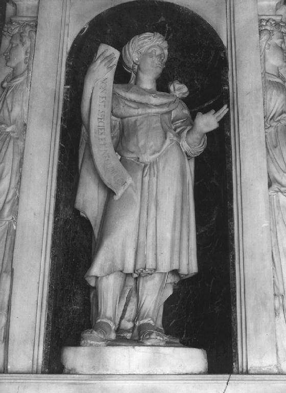 profeta (statua) di Carlone Taddeo (attribuito) (primo quarto sec. XVII)