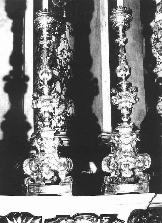 candeliere, serie - ambito abruzzese (metà sec. XVIII)