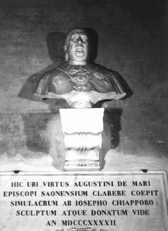 Agostino De Mari (busto, elemento d'insieme) di Chiappori Giuseppe (attribuito) (secondo quarto sec. XIX)