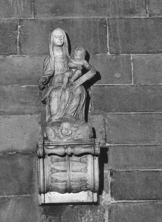 Madonna in Maestà (statua) - bottega genovese (sec. XVII)