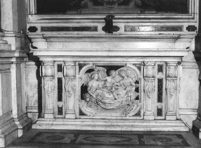 Santa Caterina d'Alessandria (rilievo) di Carlone Taddeo (scuola) (primo quarto sec. XVII)