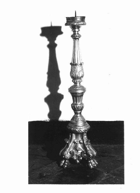 candelabro, serie - bottega ligure (prima metà sec. XIX)