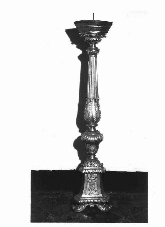 candelabro, serie - bottega ligure (prima metà sec. XIX)