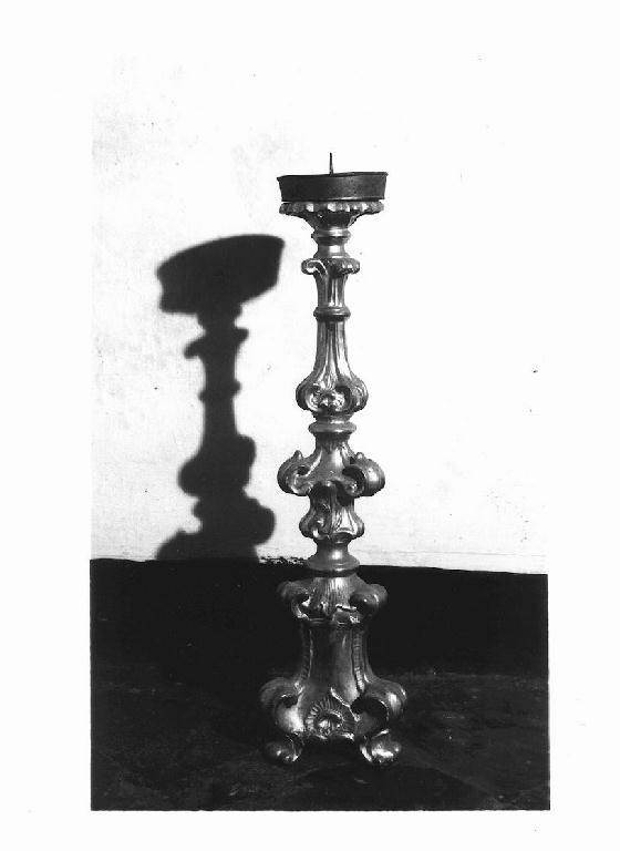 candeliere, serie - bottega ligure (terzo quarto sec. XVIII)