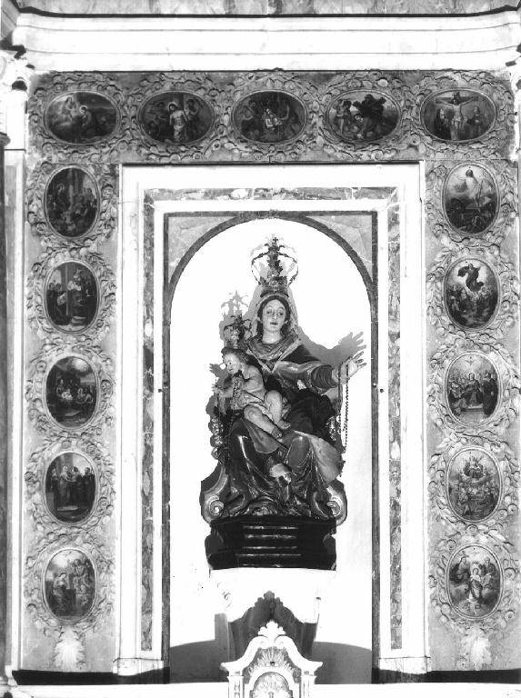 misteri del rosario (dipinto, serie) di Panario Giovanni Battista (seconda metà sec. XIX)