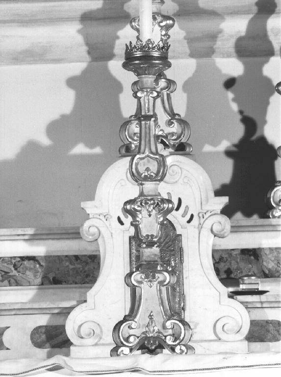 candelabro - bottega ligure (sec. XVIII)