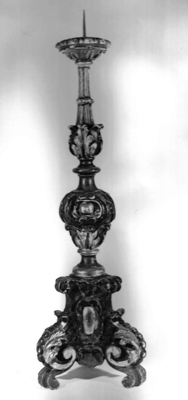 candelabro, opera isolata - bottega italiana (sec. XVIII)