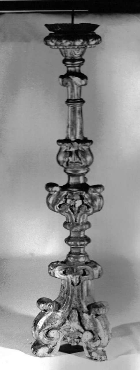 candelabro, serie - bottega italiana (sec. XVIII)