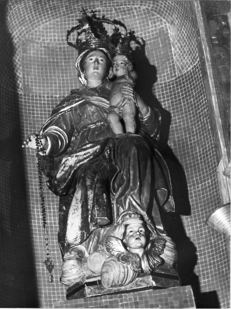 Madonna con Bambino (statua, opera isolata) - bottega genovese (sec. XIX)