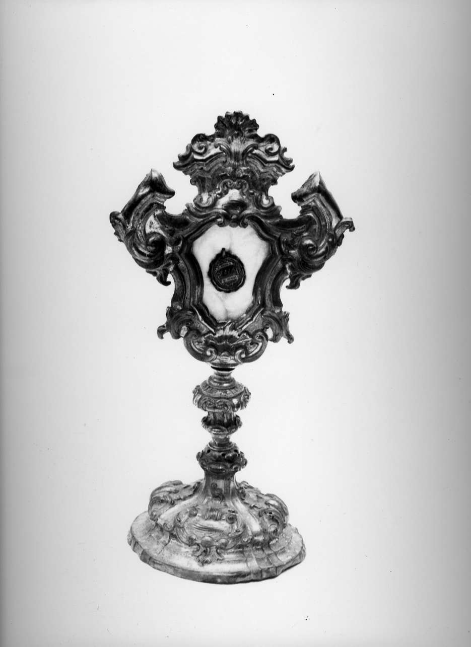 reliquiario, opera isolata - bottega ligure (metà sec. XVIII)