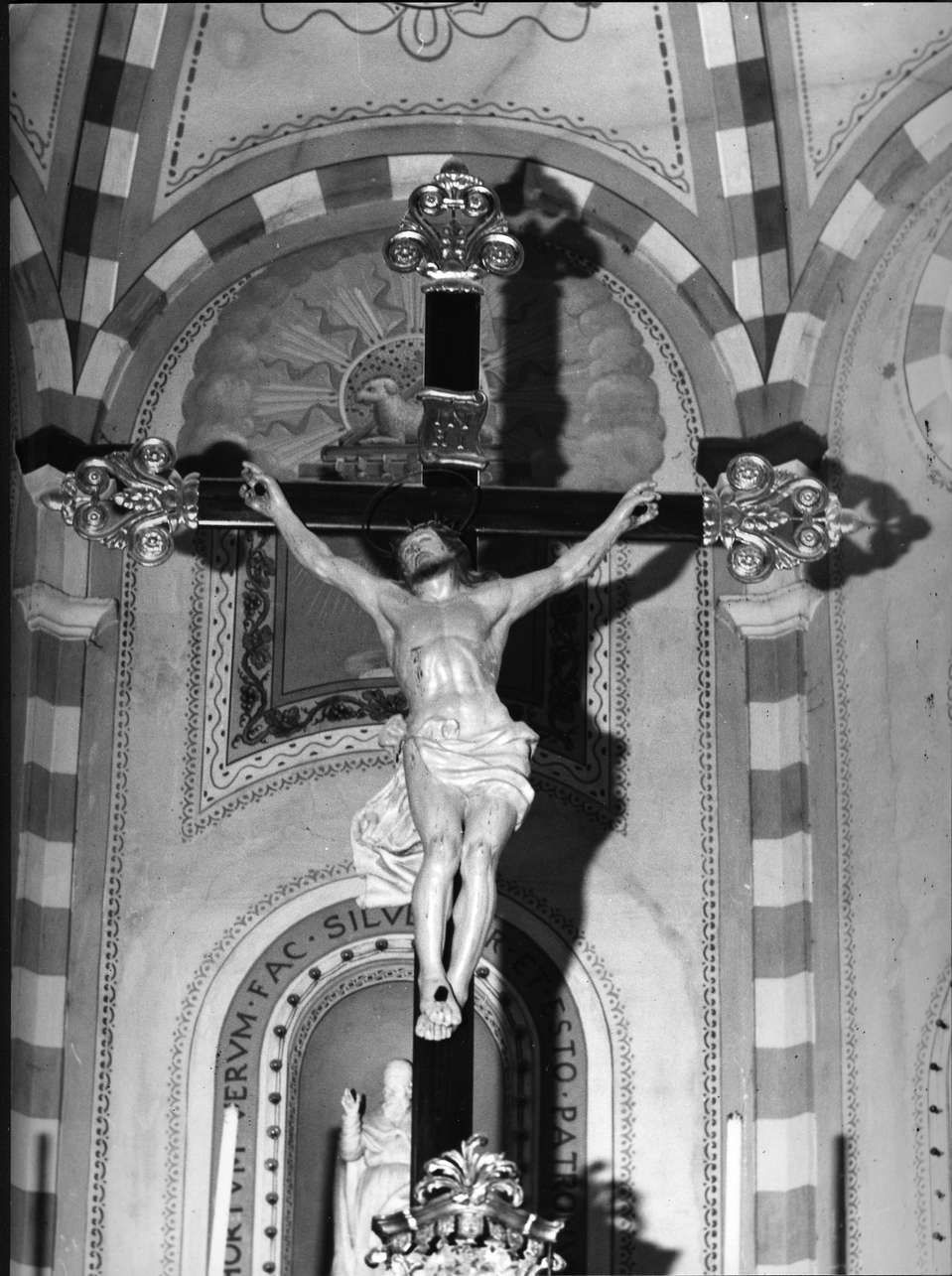 Cristo crocifisso (crocifisso, opera isolata) - bottega italiana (sec. XVIII)