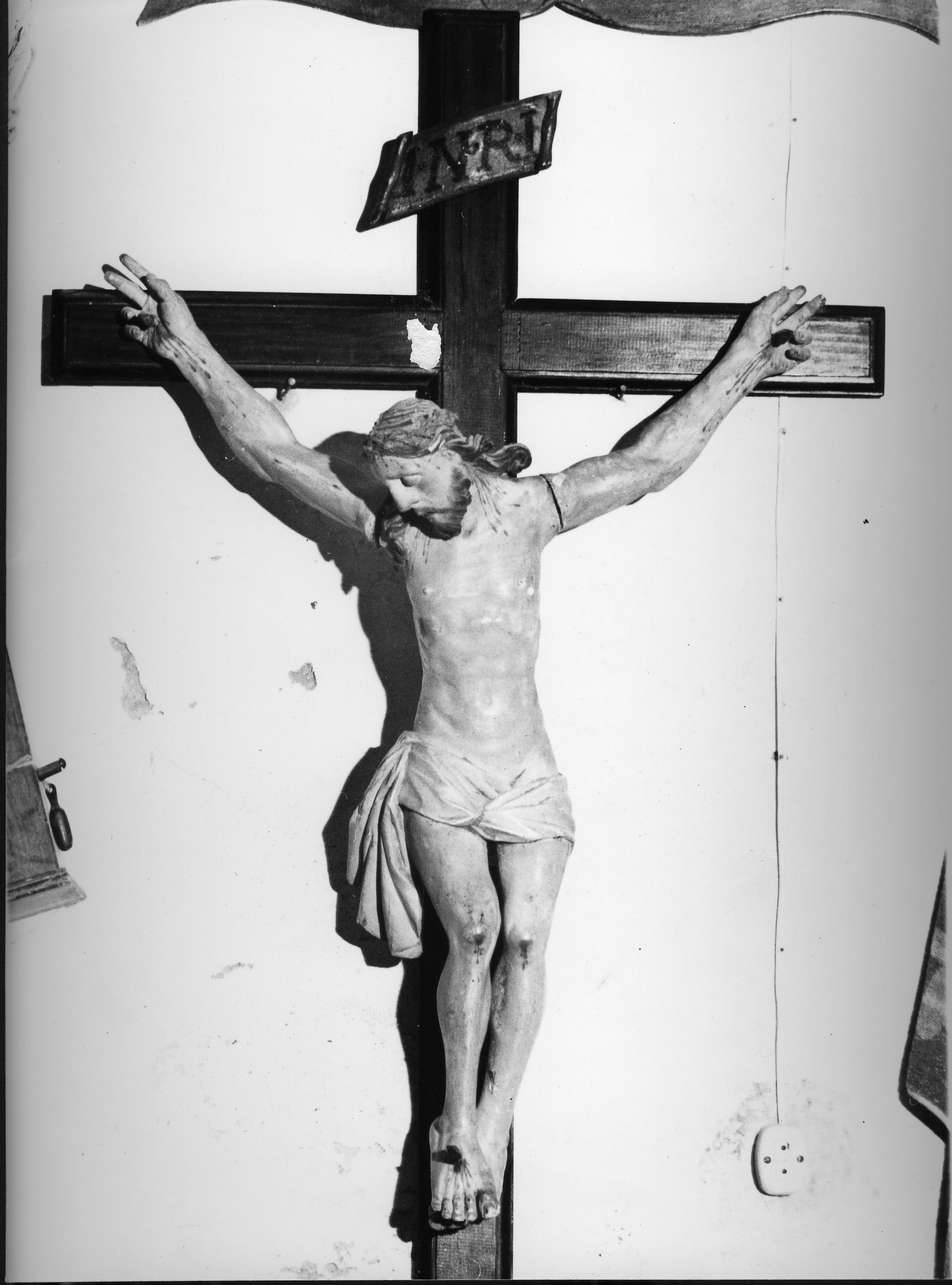 Cristo crocifisso (crocifisso, opera isolata) - bottega ligure (fine sec. XVIII)