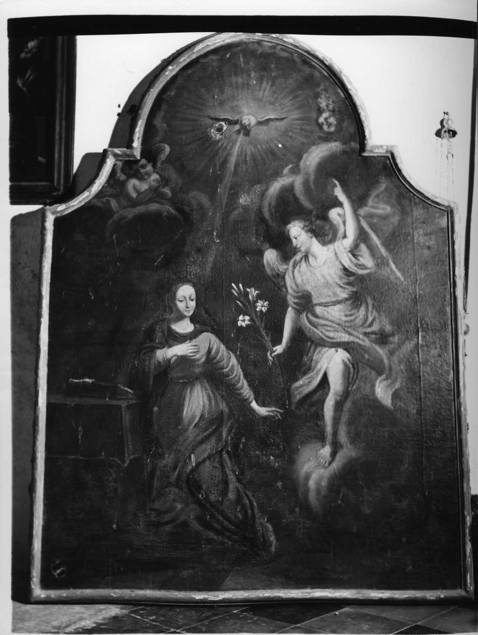 Annunciazione (dipinto, opera isolata) - ambito ligure (metà sec. XVIII)