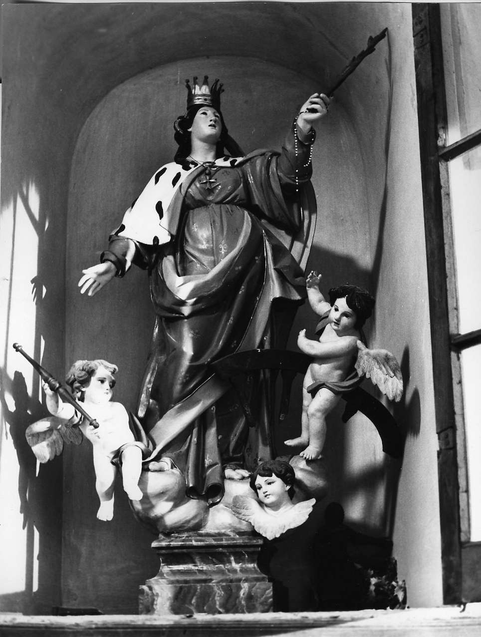 Santa Caterina d'Alessandria (scultura, opera isolata) - ambito italiano (sec. XIX)