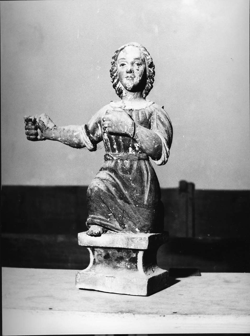 angelo (statua, serie) - ambito italiano (sec. XVIII)