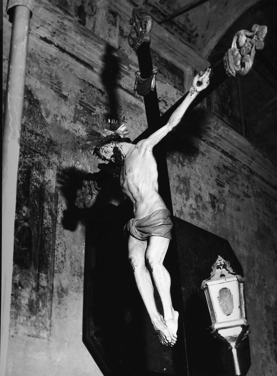 Cristo morto (croce processionale, opera isolata) - ambito italiano (sec. XIX)