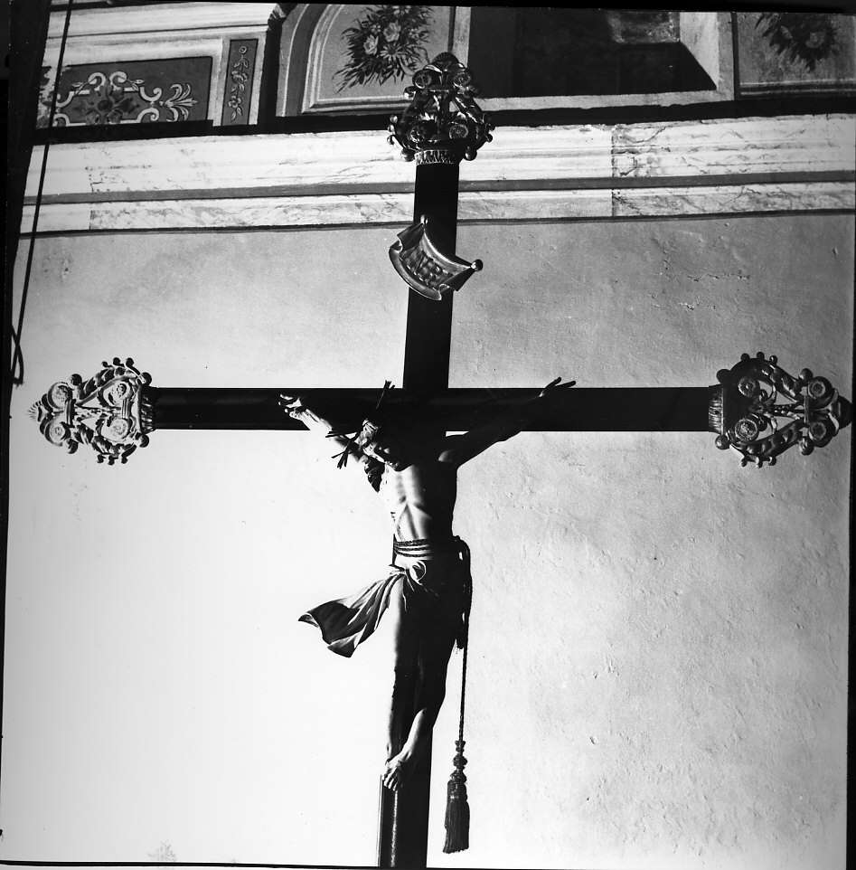 croce processionale, opera isolata - ambito italiano (secc. XVIII/ XIX)
