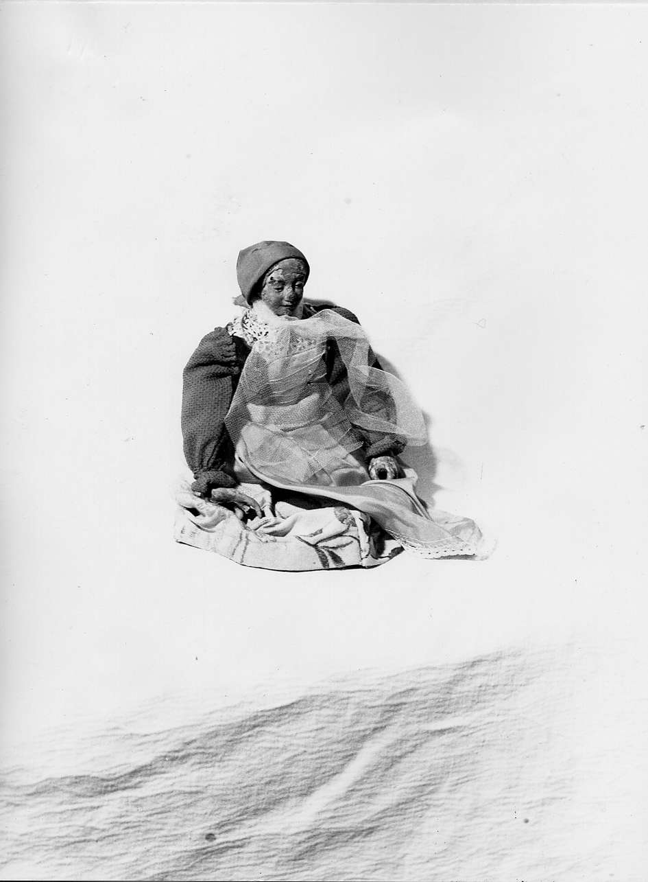 figura femminile (statua da presepio, insieme) - bottega ligure (sec. XIX)