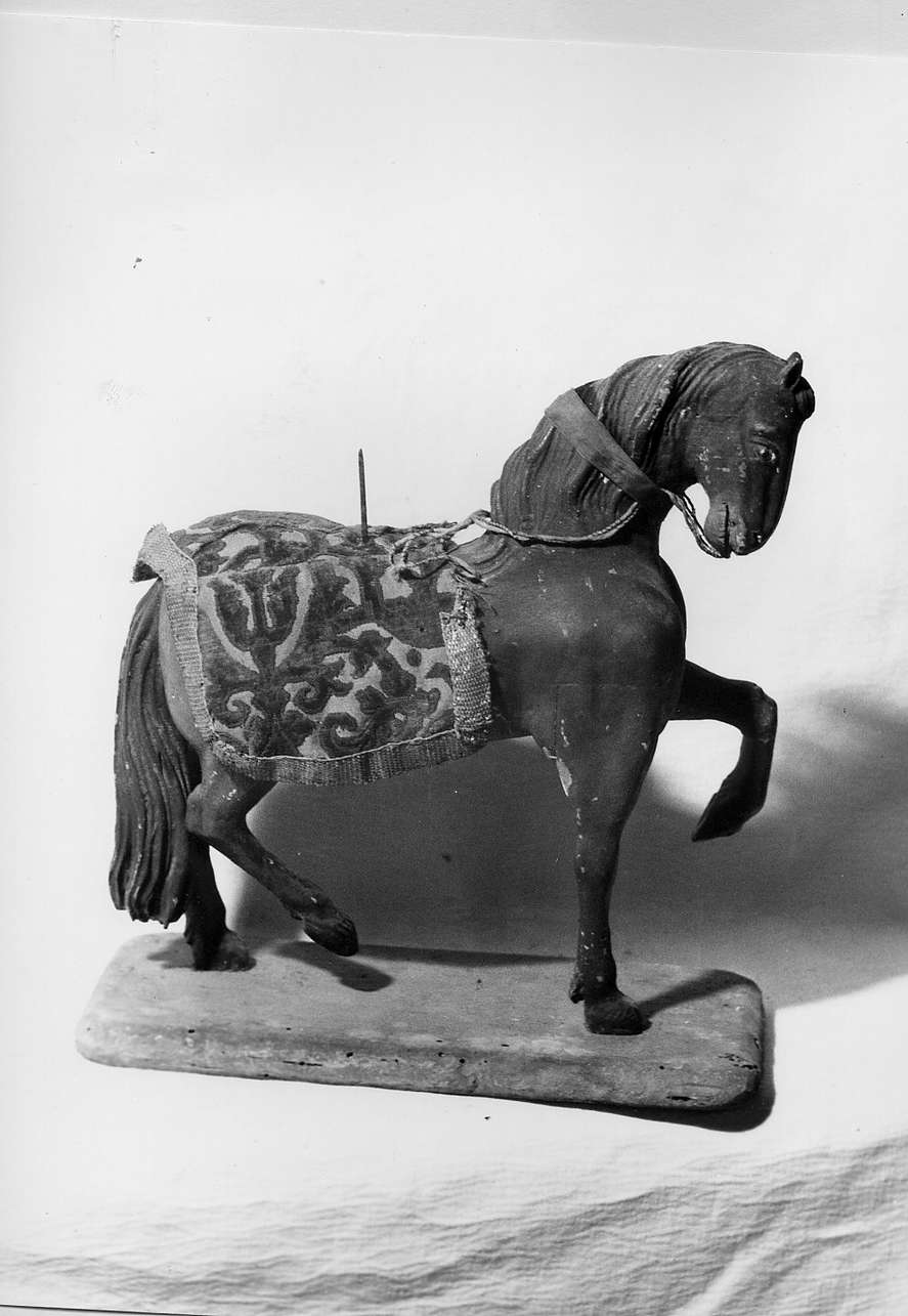 cavallo (statua da presepio, insieme) - bottega ligure (sec. XIX)