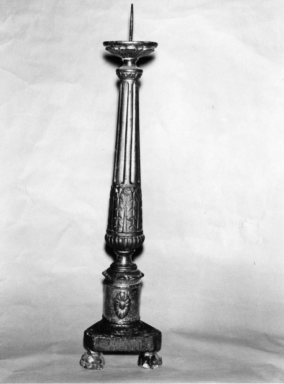motivi decorativi vegetali (candeliere d'altare, serie) - bottega ligure (sec. XIX)