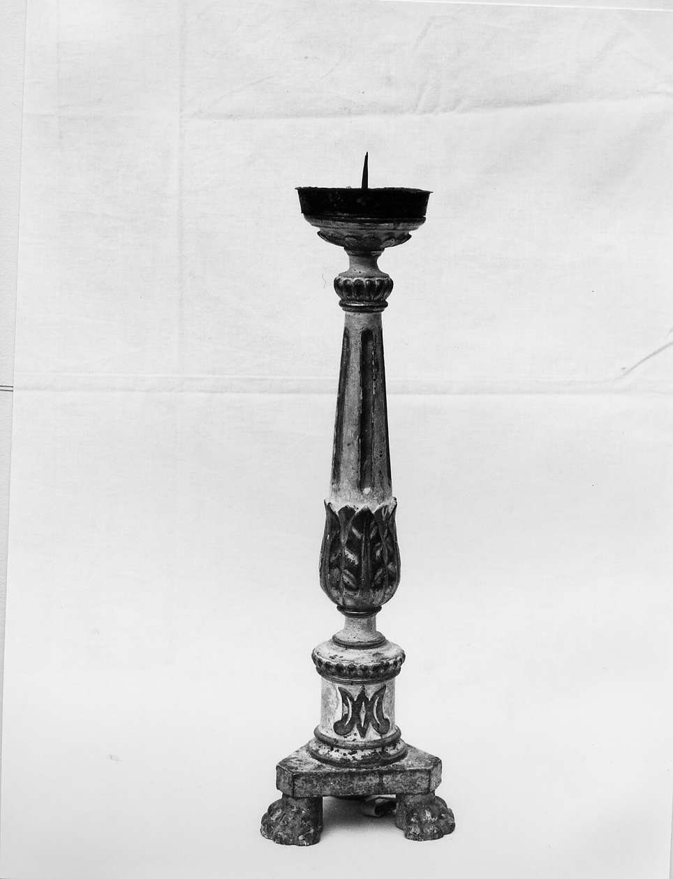 candeliere, serie - bottega ligure (secc. XVIII/ XIX)