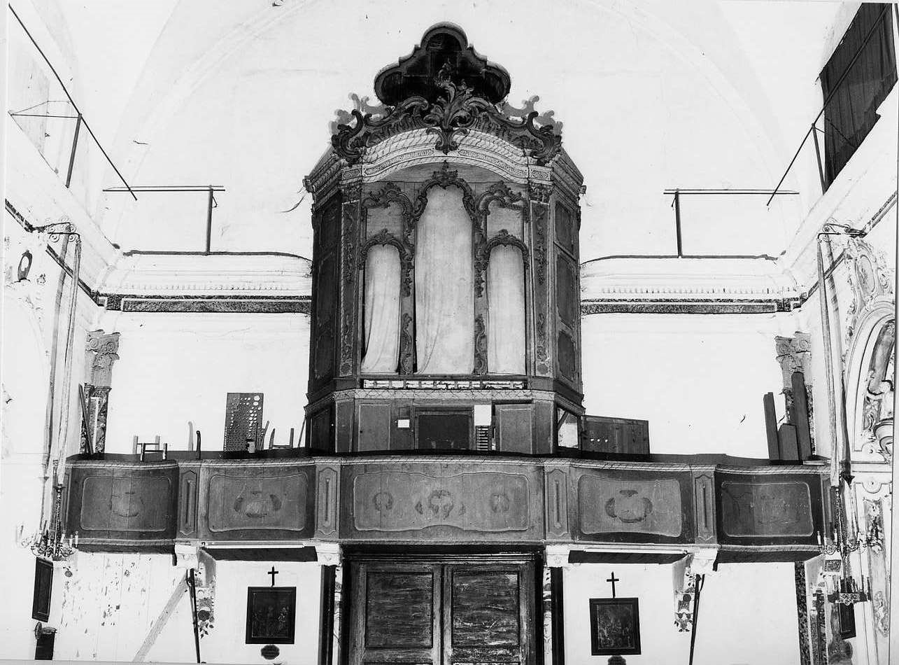organo, opera isolata di Bruna Francesco (sec. XVIII)