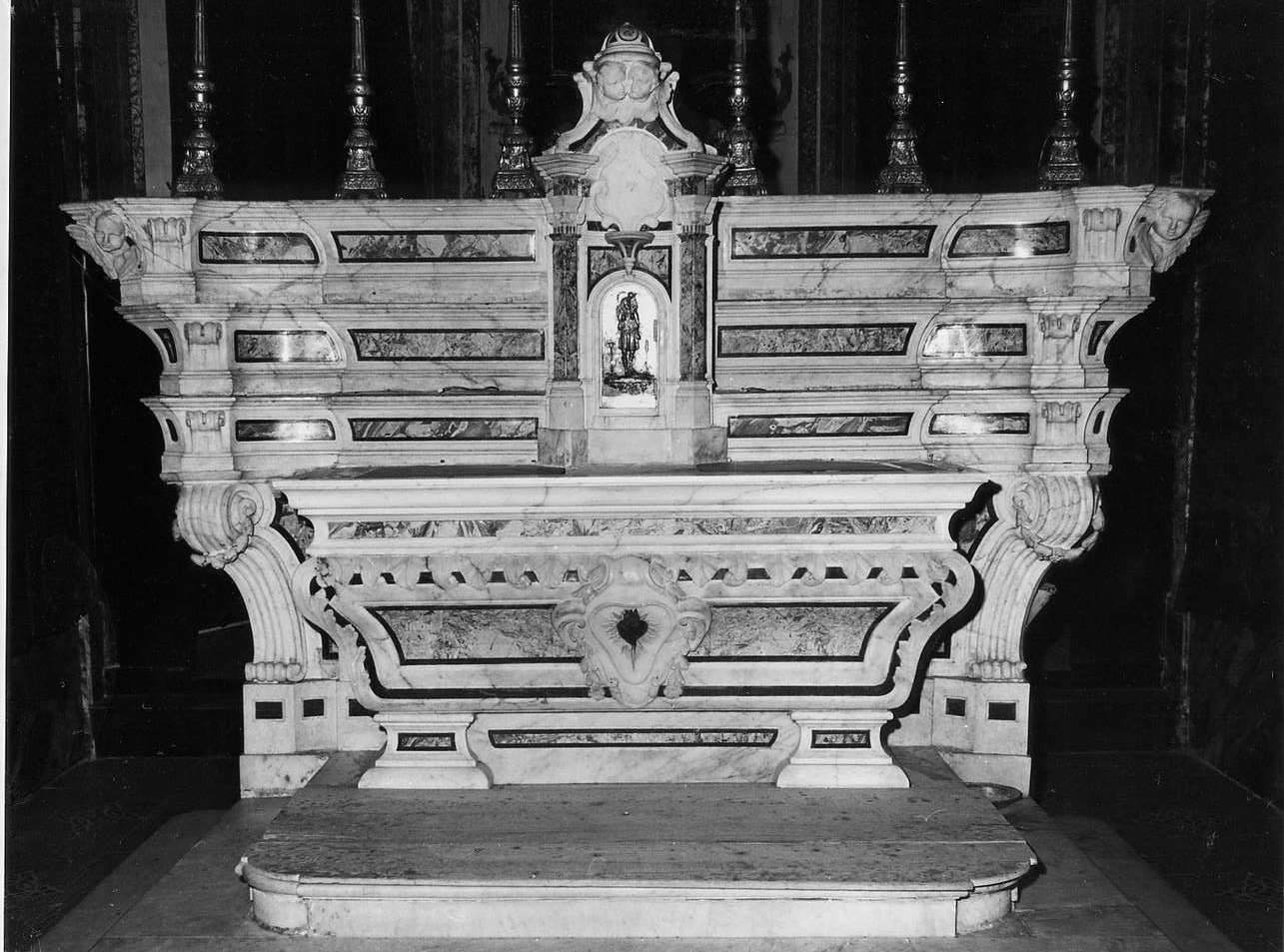altare, opera isolata - bottega italiana (sec. XVIII)
