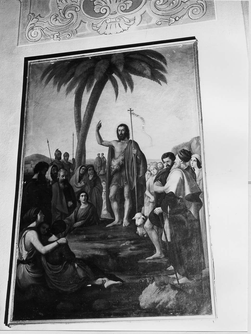 San Giovanni Battista predica nel deserto (dipinto, opera isolata) di Isola Giuseppe (prima metà sec. XIX)