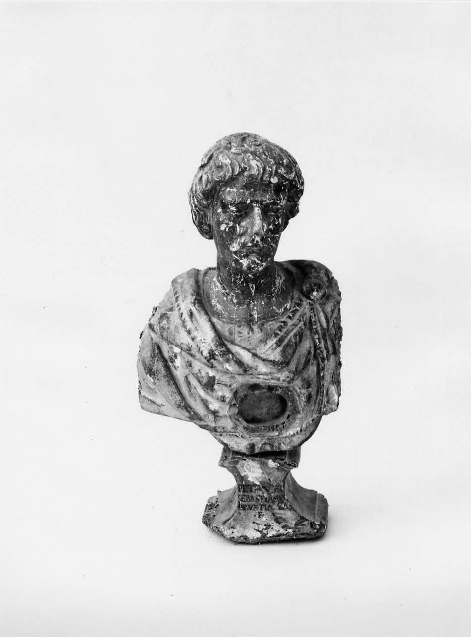 reliquiario - a busto, opera isolata - bottega ligure (sec. XVII)