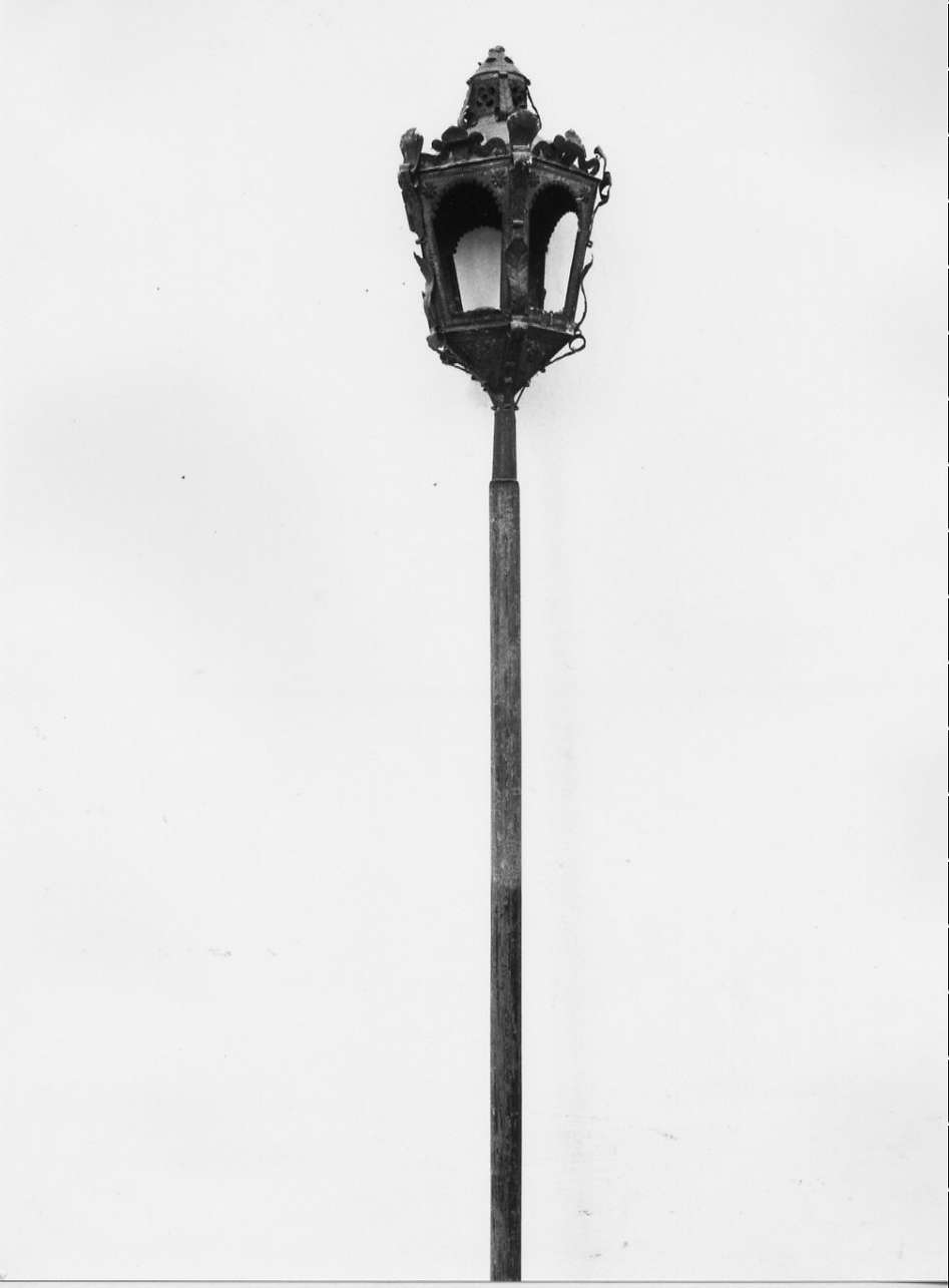 lanterna processionale, opera isolata - bottega ligure (secc. XVIII/ XIX)