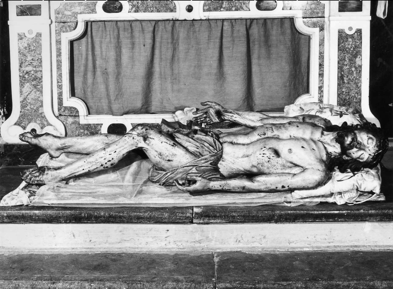 Cristo morto (scultura, opera isolata) di Maragliano Anton Maria (scuola) (sec. XVIII)