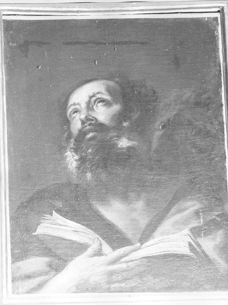 San Marco Evangelista (dipinto, opera isolata) di Merano Giovanni Battista (sec. XVII)